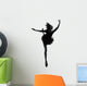 Female Ballerina Studio Wall Decal