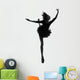 Female Ballerina Studio Wall Decal