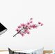 Pink Magnolia Branch Wall Decal