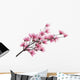 Pink Magnolia Branch Wall Decal
