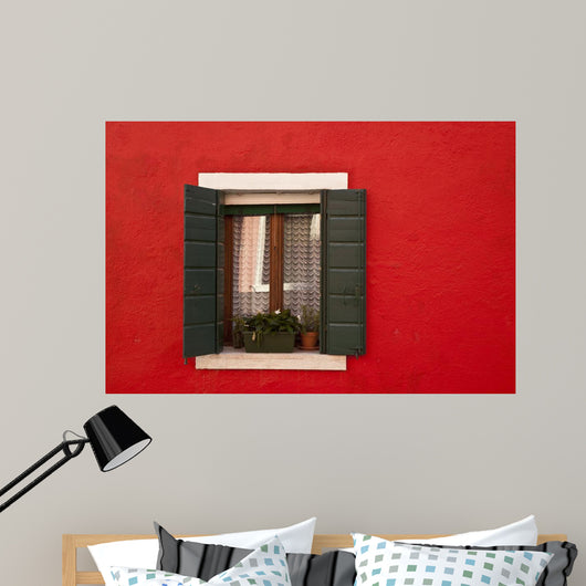 Colorful Burano Italy Window