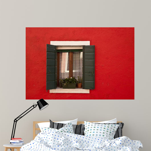 Colorful Burano Italy Window