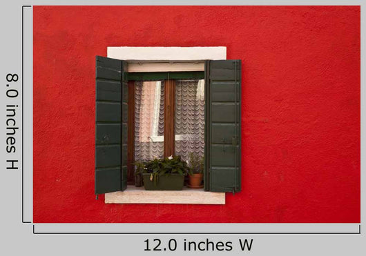 Colorful Burano Italy Window