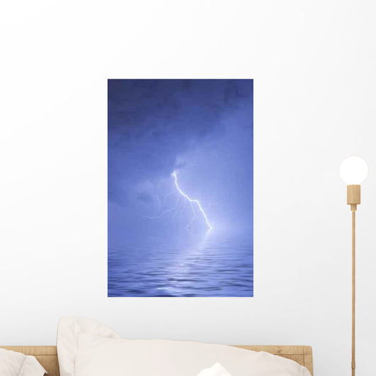 Lightning over Water Wall Decal