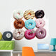 Colorful tasty donuts Wall Decal