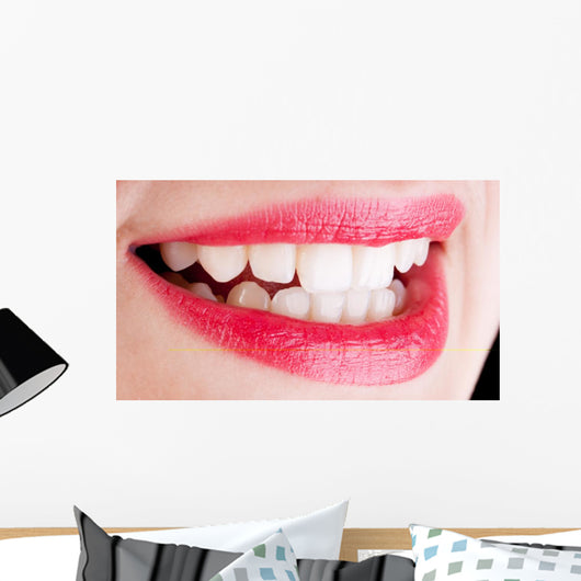 Beauty Mouth with Red Wall Mural
