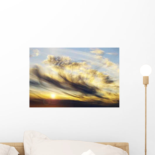 Sunset and Clouds Wall Decal