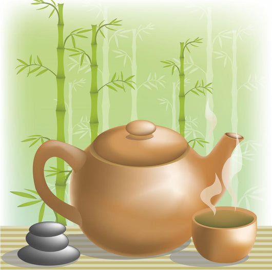 Green Tea Wall Mural