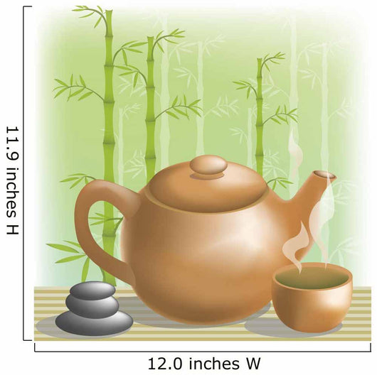 Green Tea Wall Mural