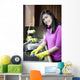 Teen Girl Washing Dishes