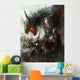 Dragon Hunt Vertical Wall Decal