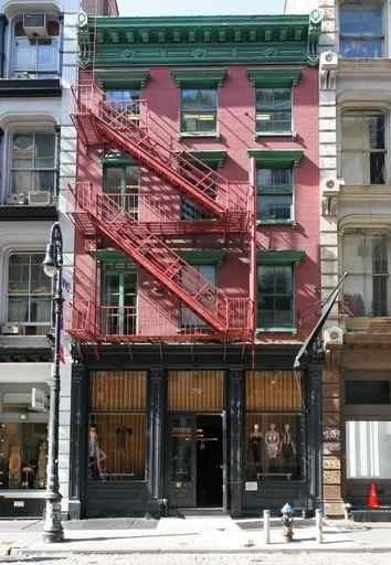 Pink New York Building Wall Decal