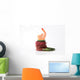 Red Shrimp and Zucchini Wall Mural