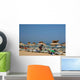 Crowded Black Sea Beach Wall Decal