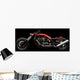 Concept Motorcycle Black Wall Decal