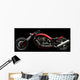 Concept Motorcycle Black Wall Decal