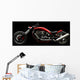 Concept Motorcycle Black Wall Decal