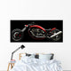 Concept Motorcycle Black Wall Decal