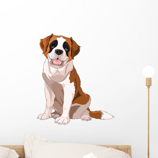 St. Bernard Dog Wall Decal