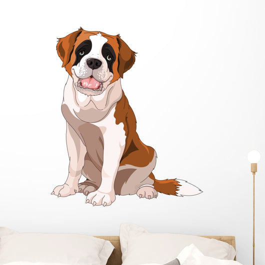 St. Bernard Dog Wall Decal