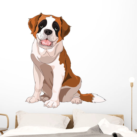 St. Bernard Dog Wall Decal