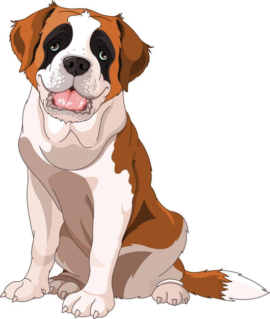 St. Bernard Dog Wall Decal