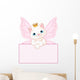 Princess Cat Nametag Wall Decal