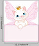 Princess Cat Nametag Wall Decal