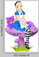 Alice in Wonderland Wall Decal