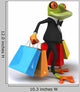 Frog and Tuxedo Wall Decal