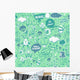 Graffiti Seamless Texture Wall Decal