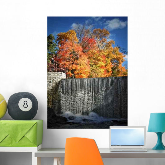 Bright Waterfall Wall Decal