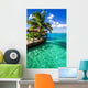 Tropical Villa and Palm Tree Wall Mural