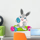 Easter Bunny width eggs Wall Decal