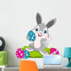 Easter Bunny width eggs Wall Decal
