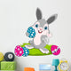 Easter Bunny width eggs Wall Decal