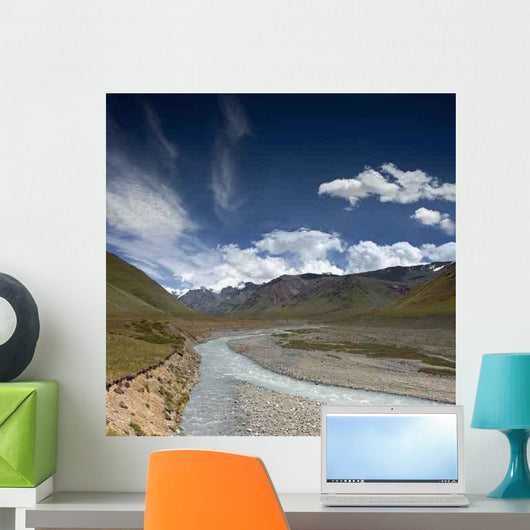 Mountain Valley Wall Decal