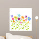 Colorful Spring Flowers Wall Decal