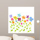 Colorful Spring Flowers Wall Decal
