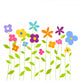 Colorful Spring Flowers Wall Decal