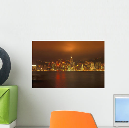 Night Skyline Wall Mural