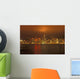 Night Skyline Wall Mural