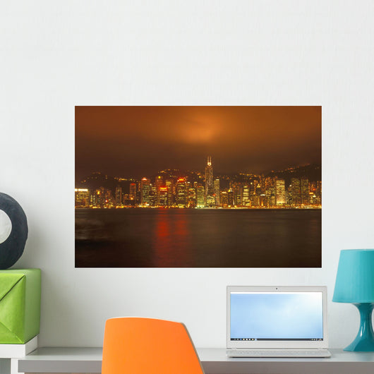 Night Skyline Wall Mural