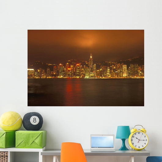 Night Skyline Wall Mural