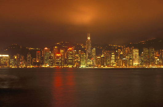 Night Skyline Wall Mural