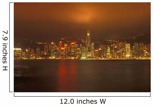 Night Skyline Wall Mural