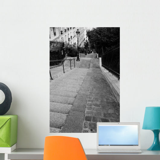 Escalier Montmartre Wall Decal