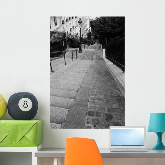 Escalier Montmartre Wall Decal