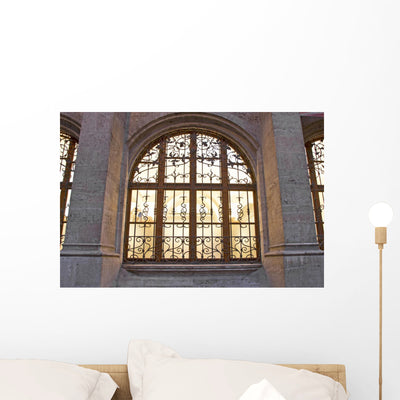 Window New Town Hall shown on a wall