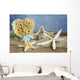 Summer Concept with Seashells Wall Mural